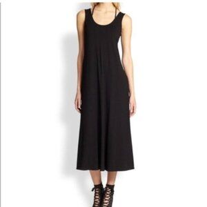 Black Sleeveless Midi Dress - Classic Women's Dress